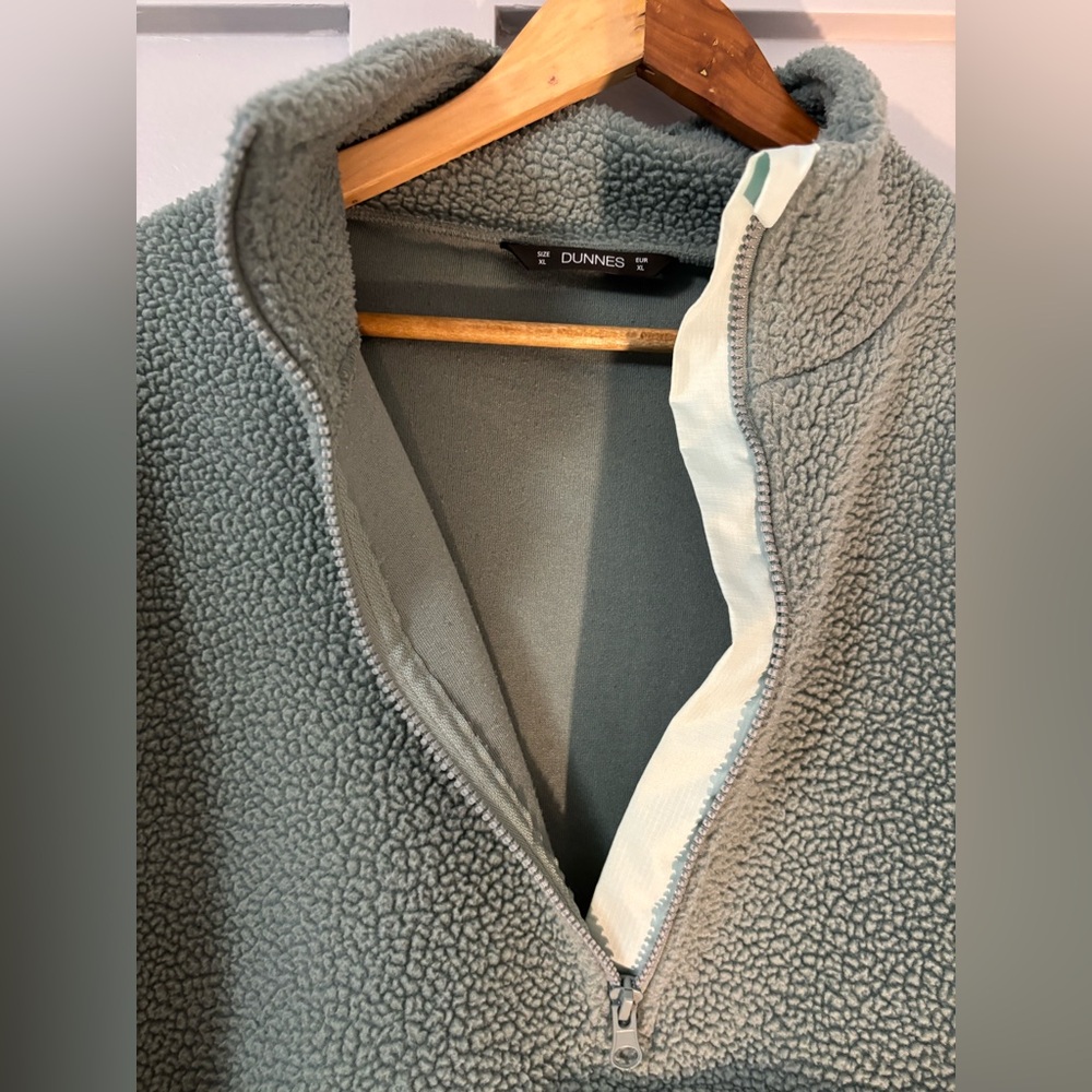 Women's Teal Half-Zip Sherpa From The UK - Picture 6 of 10